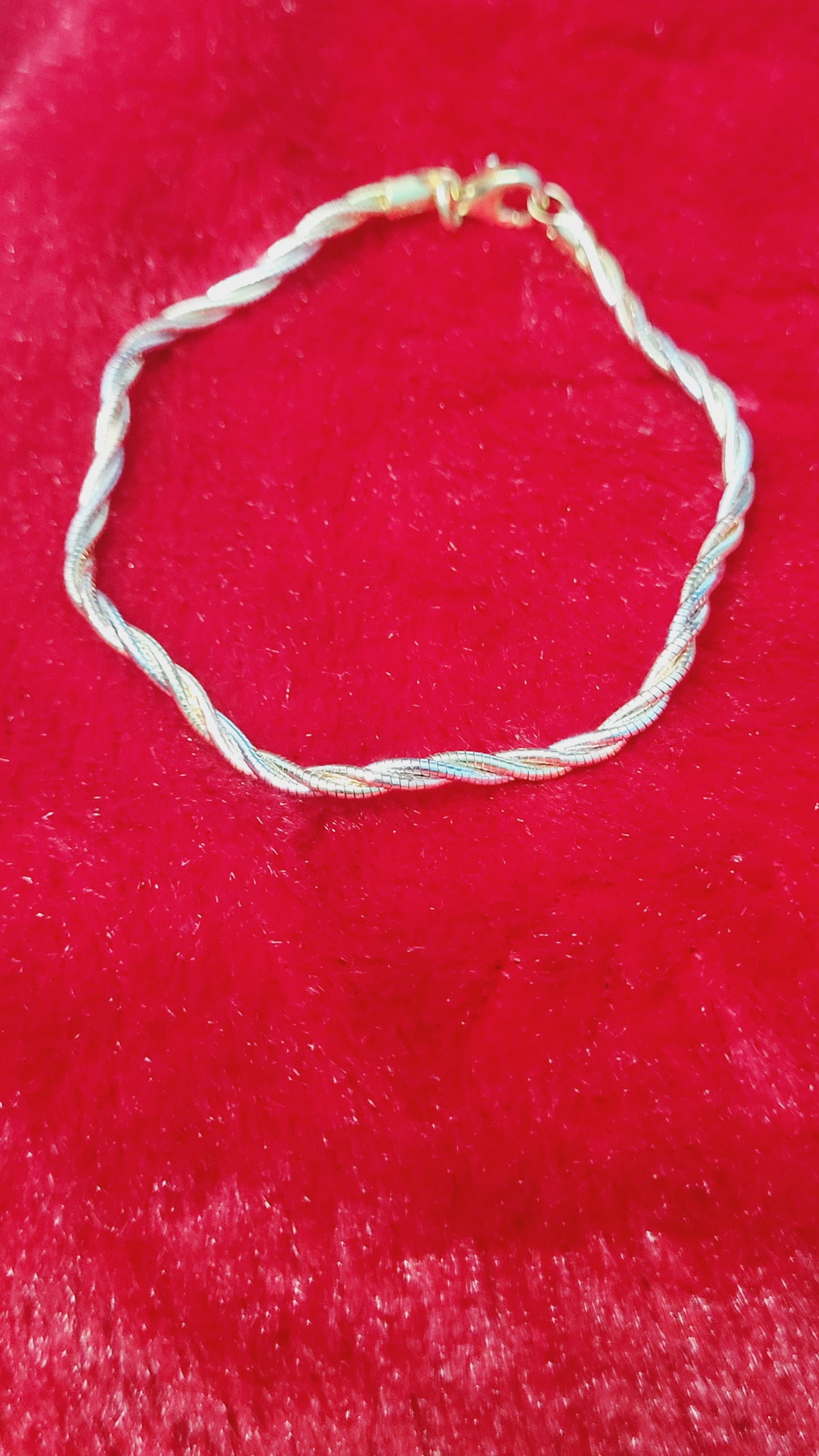 Pure Silver Twisted Bracelet for Men & Women | 925 Sterling Silver Chain Bracelet | Classic Daily Wear Jewellery Silvergift.in