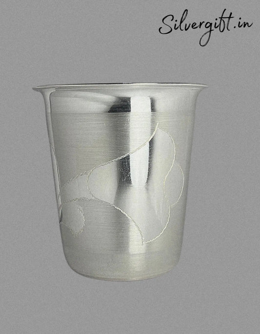 Solid Silver Glass – Designer Water Glass, Pooja Collection and Gifting Silvergift.in