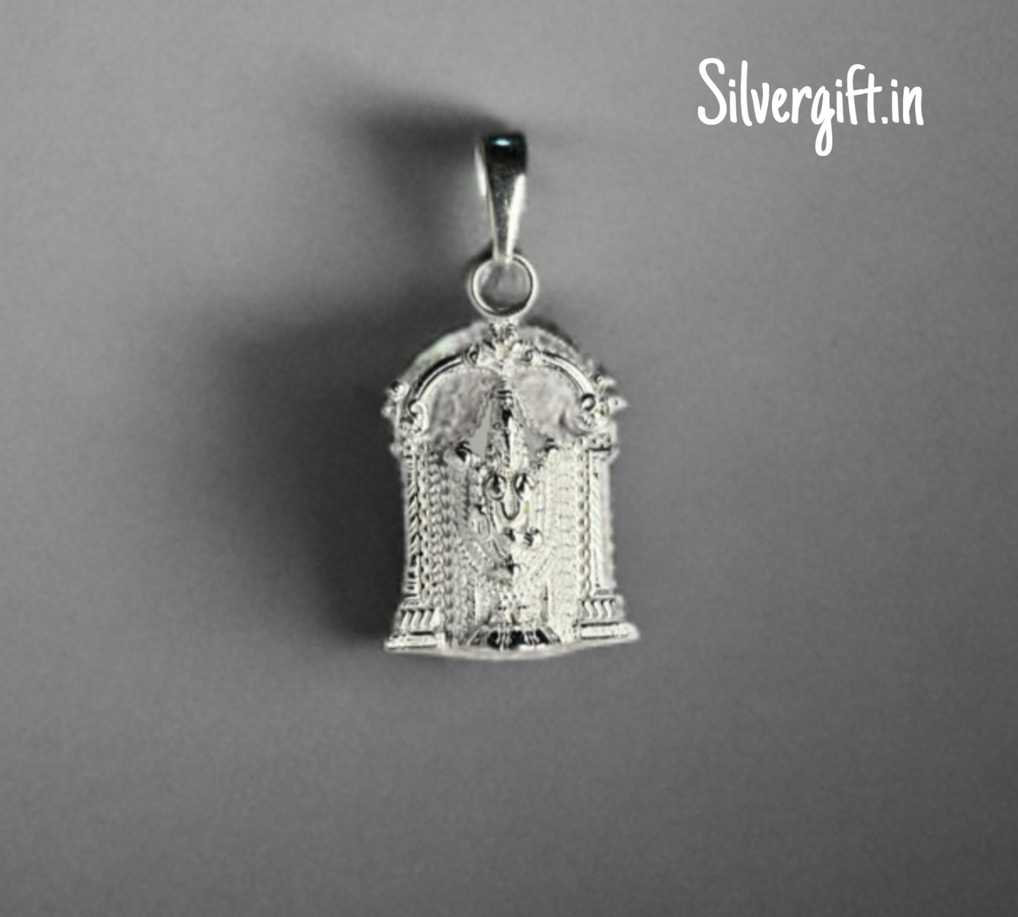 Sterling Silver Perumal Pendant – Spiritual Protection & Blessings Amulet for Men & Women Silvergift.in
