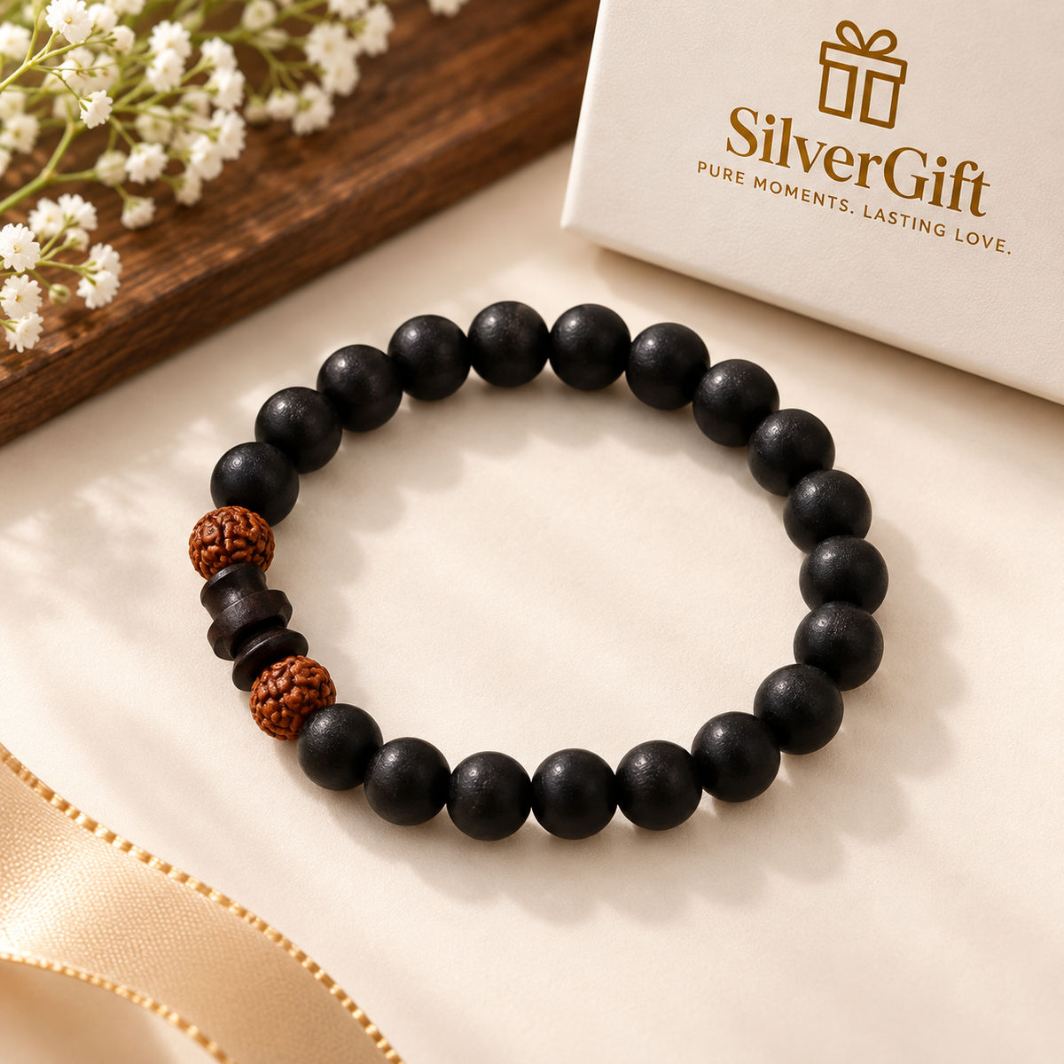 Karungali Bracelet – Pure Ebony Wood, Traditional Protection Bracelet