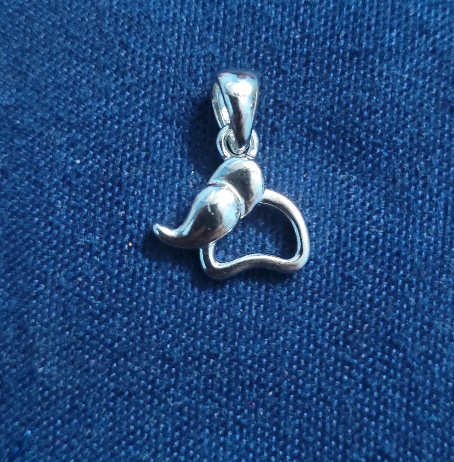 Pure Silver Elephant Trunk Pendant for Luck & Prosperity | 92.5 Sterling Silver Charm for Men & Women. Silvergift.in