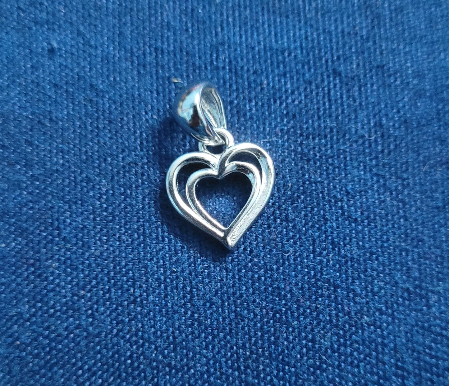 925 Sterling Silver Double Heart Pendant | Elegant Love Necklace for Women | Romantic Gift Jewelry. Silvergift.in