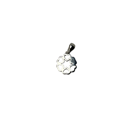 Heart & Star Harmony Pure Silver Pendant Silvergift.in