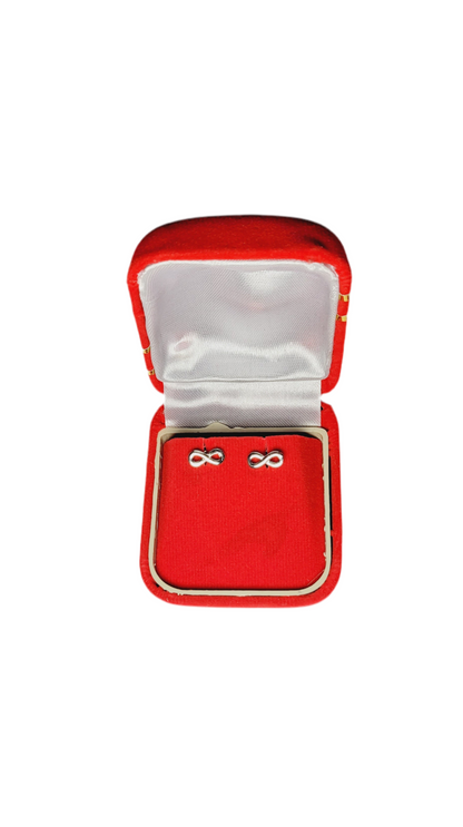 Infinity Symbol Silver Earrings - Elegant Stud Earrings for Women & Girls  Silvergift.in