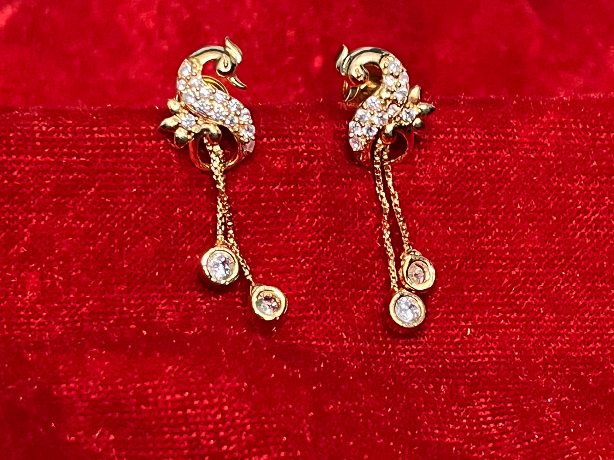 Bird Design Silver Earrings for Women – Lightweight & Elegant