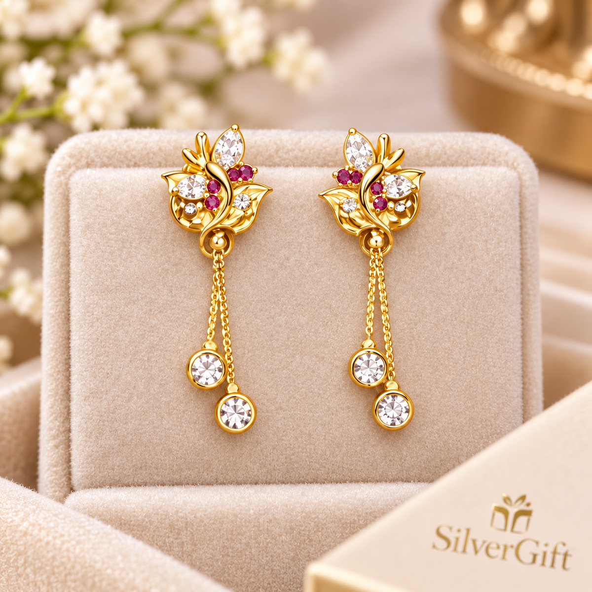 Fancy Daily Wear Silver Earrings for Women – Lightweight