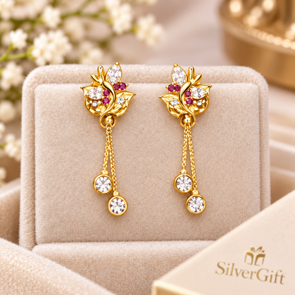 Fancy Daily Wear Silver Earrings for Women – Lightweight