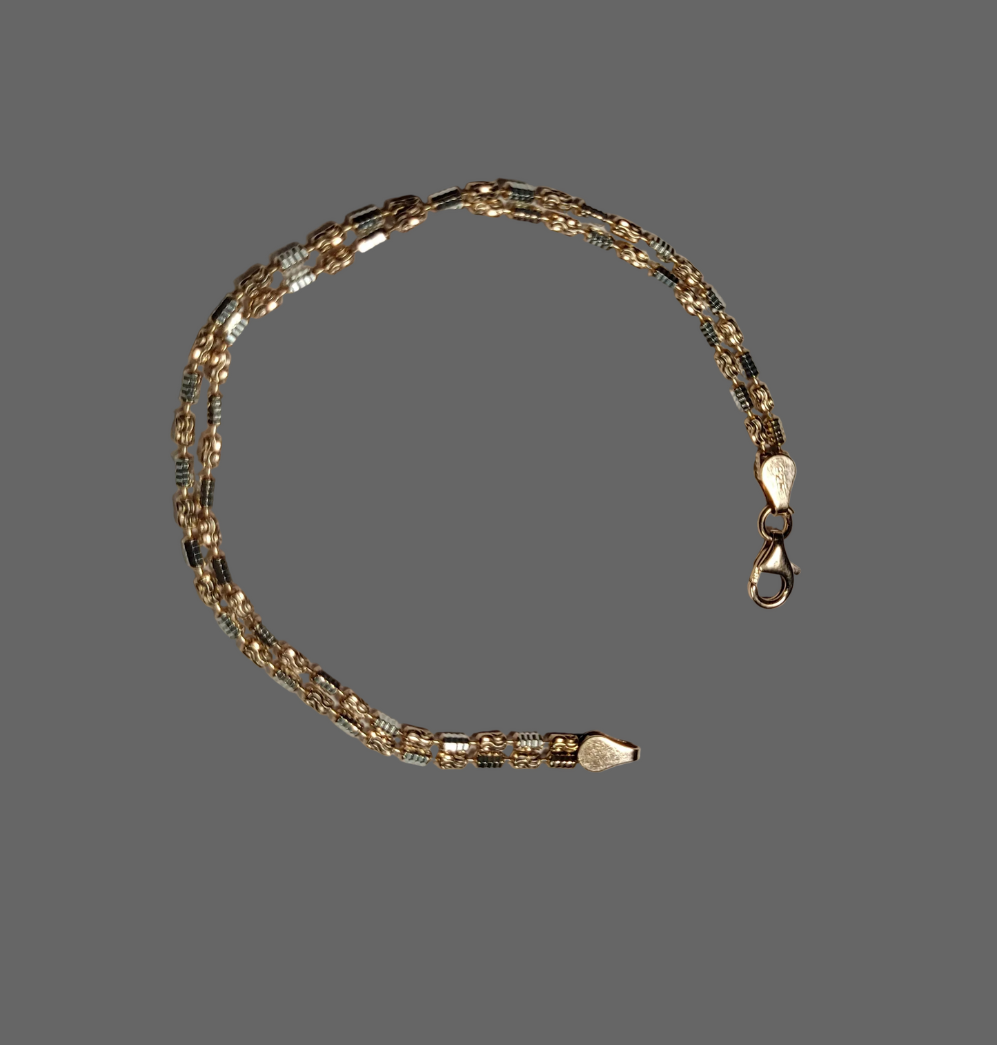 925 Pure Silver Ladies Bracelet with Rose Gold Plating – Elegant Designer Women’s Jewelry for Daily & Party Wear