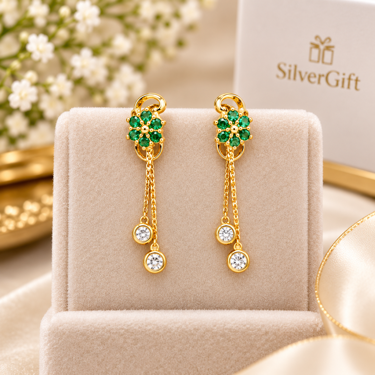 Gold Plated 925 Sterling Silver Earrings for Women | Elegant Daily Wear Jewellery