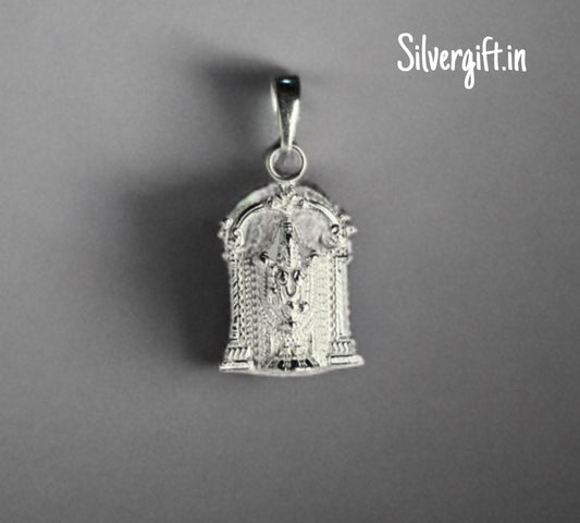 Sterling Silver Perumal Pendant – Spiritual Protection & Blessings Amulet for Men & Women Silvergift.in