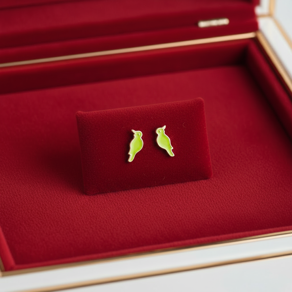 Parrot Stud Earrings