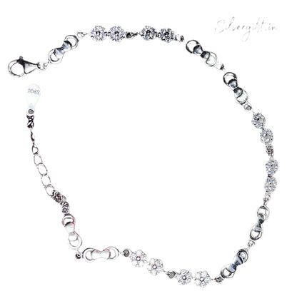 Pure Silver Bracelet for Women – Elegant 925 Sterling Silver Jewelry Silvergift.in