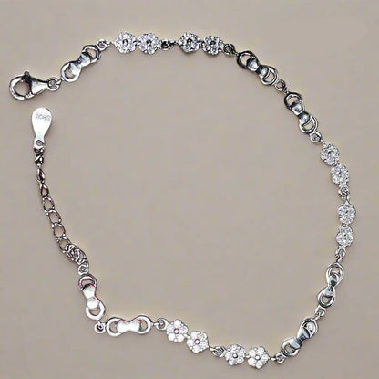 Pure Silver Bracelet for Women – Elegant 925 Sterling Silver Jewelry Silvergift.in