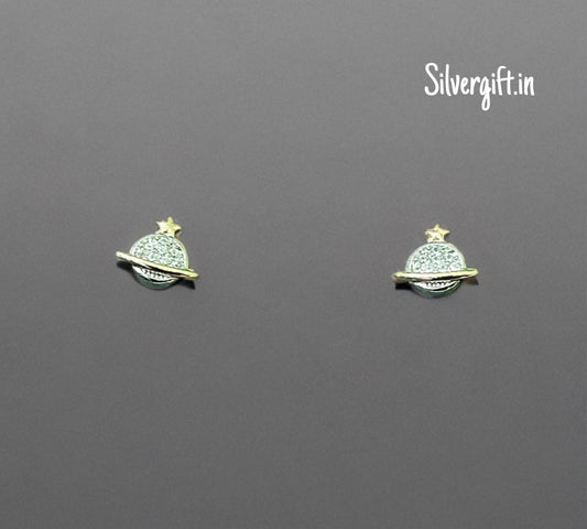 Classic Silver Earrings for Everyday Wear | Sterling Silver Silvergift.in