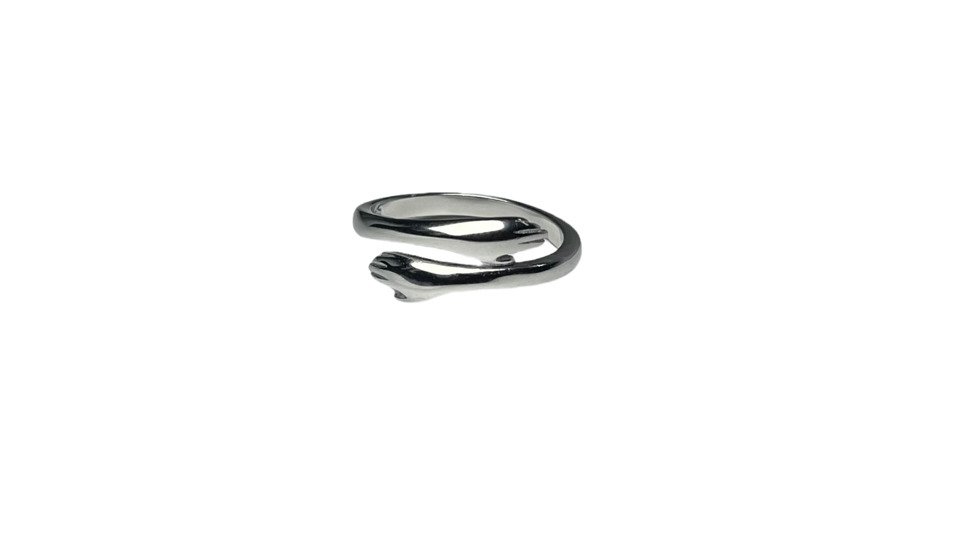 Silver Hand Ring - Size adjustable Pure 925 silver Silvergift.in