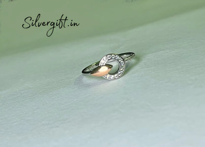 Handcrafted Silver Ring for Ladies – Vintage-Inspired, Hypoallergenic Fine Jewelry Silvergift.in