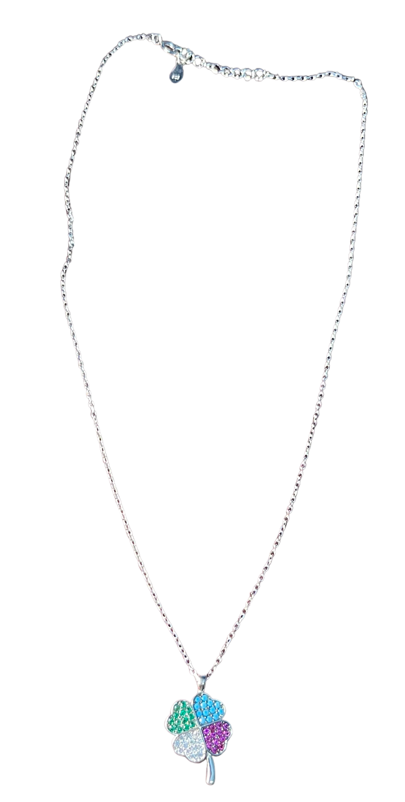 Floral pendant with Chain | Pure Silver | Fancy chain Silvergift.in