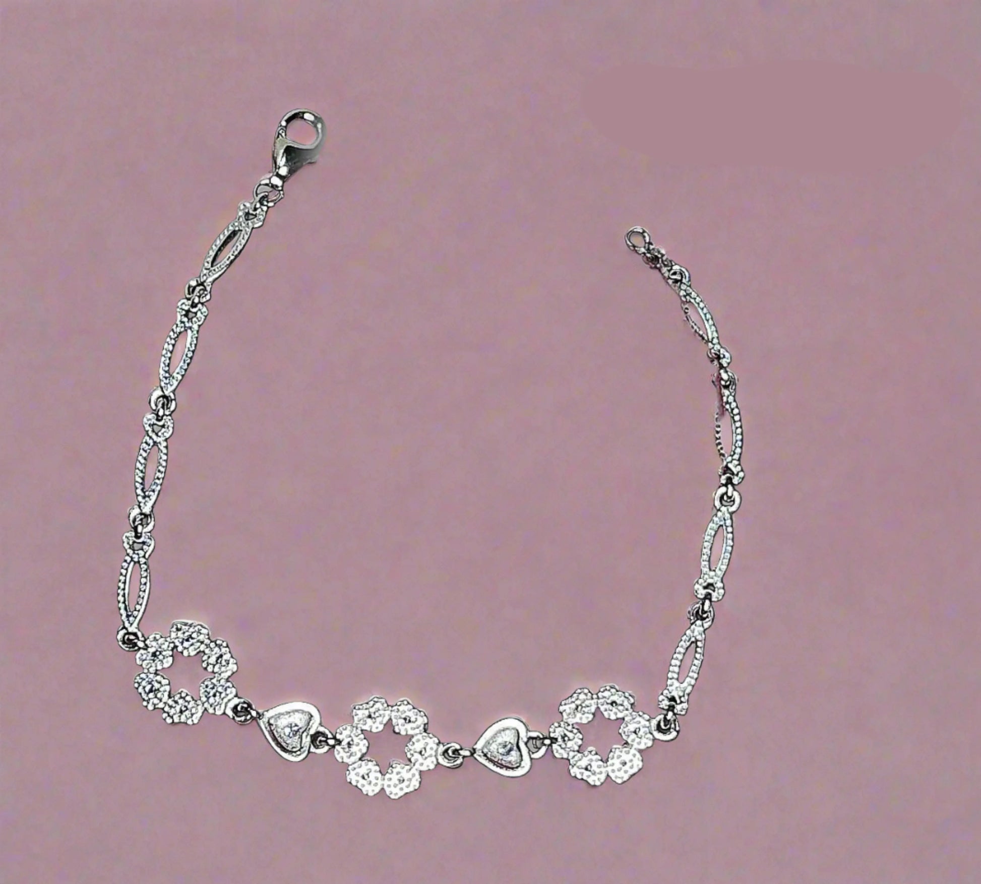 Pure Silver Bracelet for Women – Elegant 925 Sterling Silver Jewelry Silvergift.in
