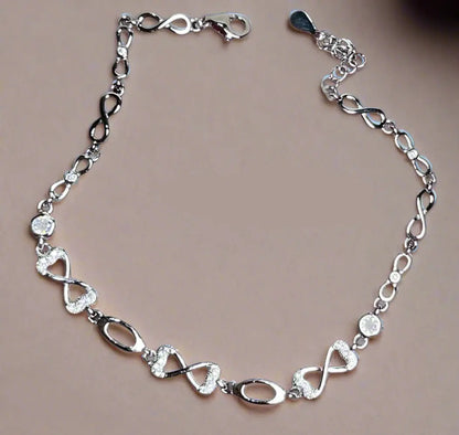 Pure Silver Bracelet for Women – Elegant 925 Sterling Silver Jewelry Silvergift.in