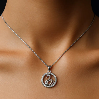 Sterling silver chain with pendant Silvergift.in