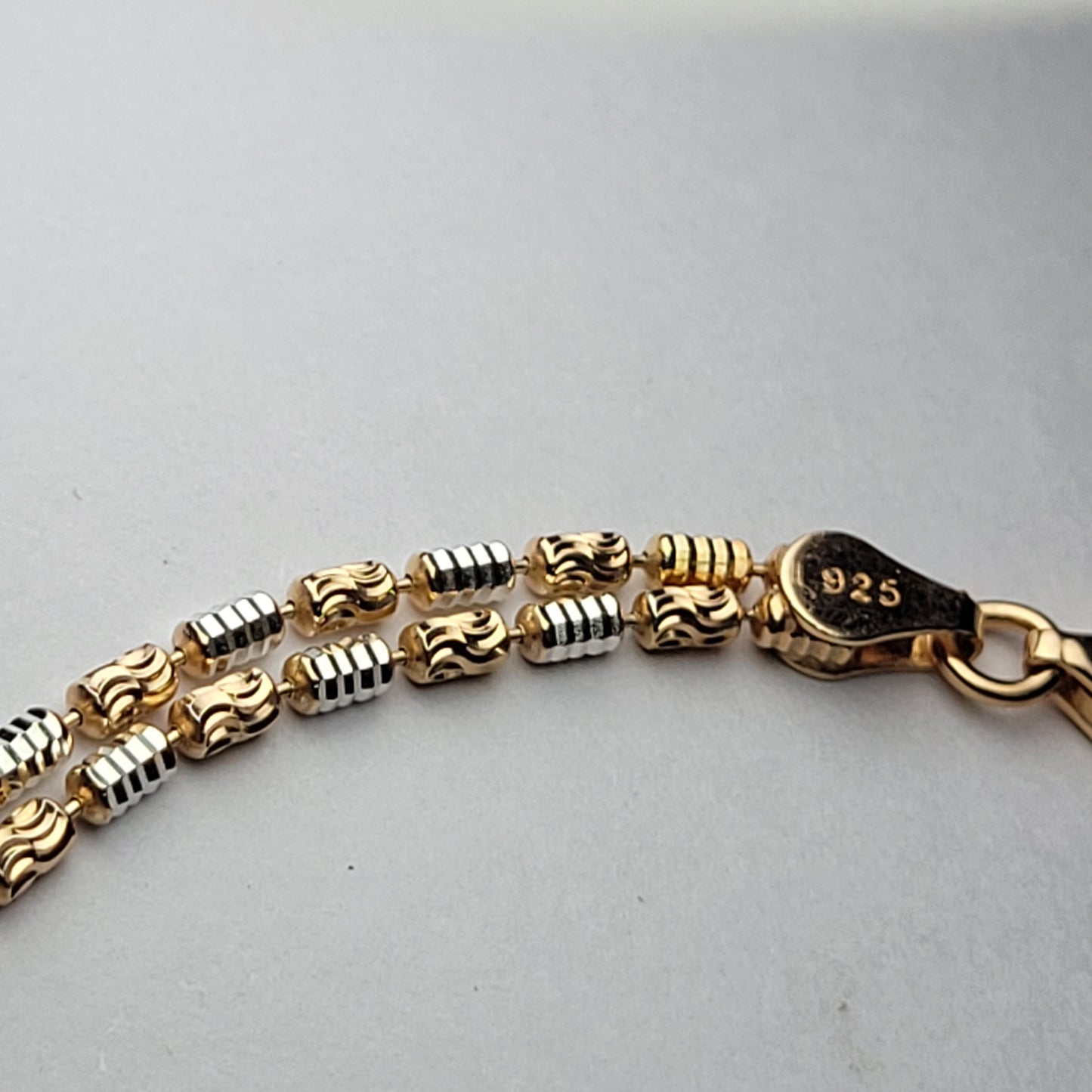 "925 Pure Silver Ladies Bracelet with Rose Gold Plating – Elegant Designer Women’s Jewelry for Daily & Party Wear Silvergift.in